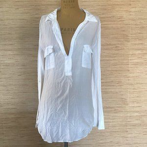 White Splendid Long sleve blouse